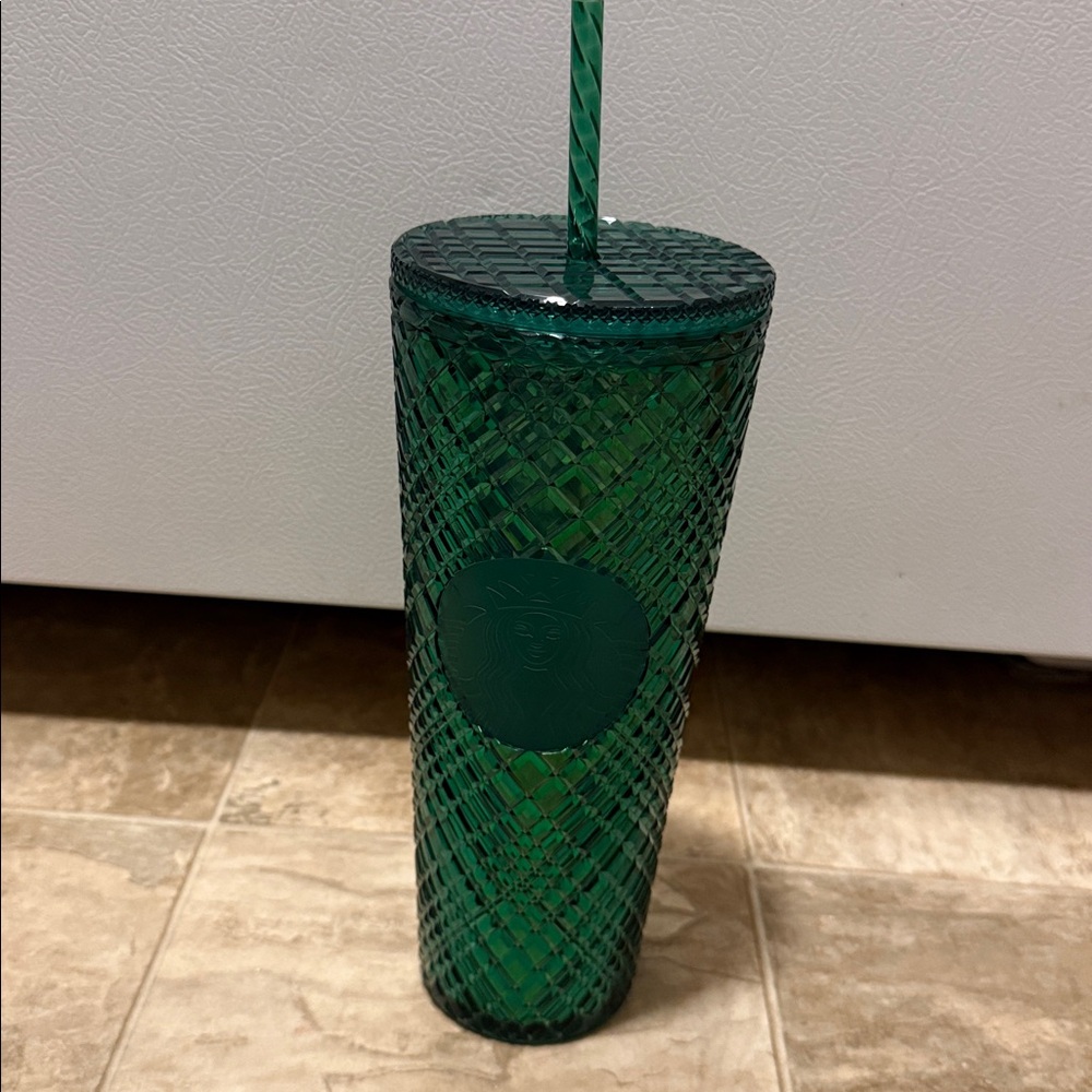 Starbucks Emerald Textured Tumbler with Straw